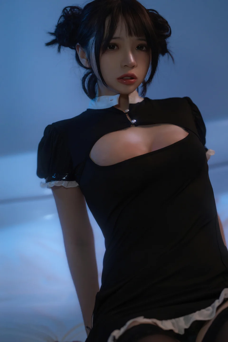 疯猫ss - No.157 黑色护士 [40P-371MB] tg@simisebaisi 【丝足阁】021.webp